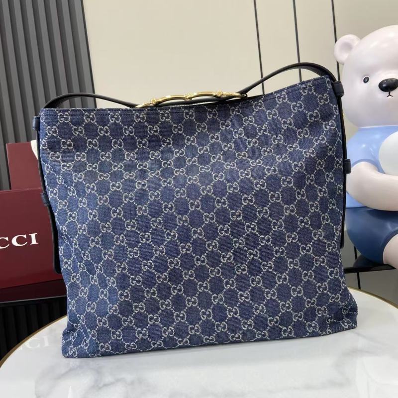 Сумка Gucci из денима с принтом