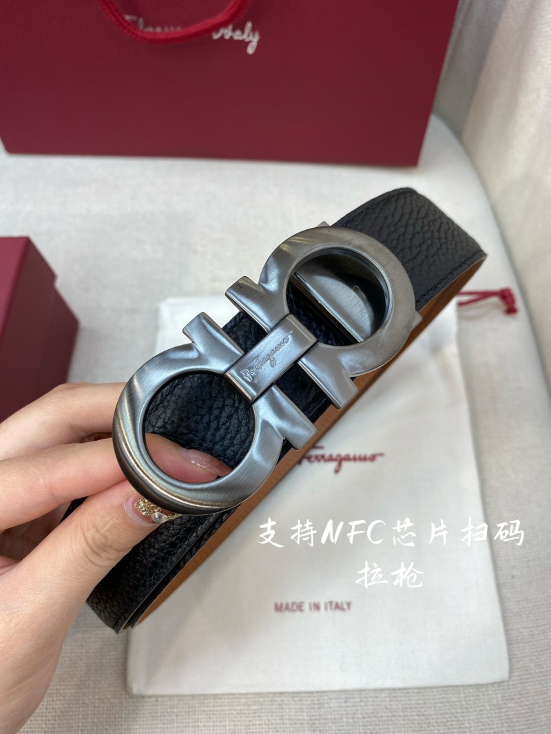 Ремень двойной стороны из натуральной кожи Ferragamo