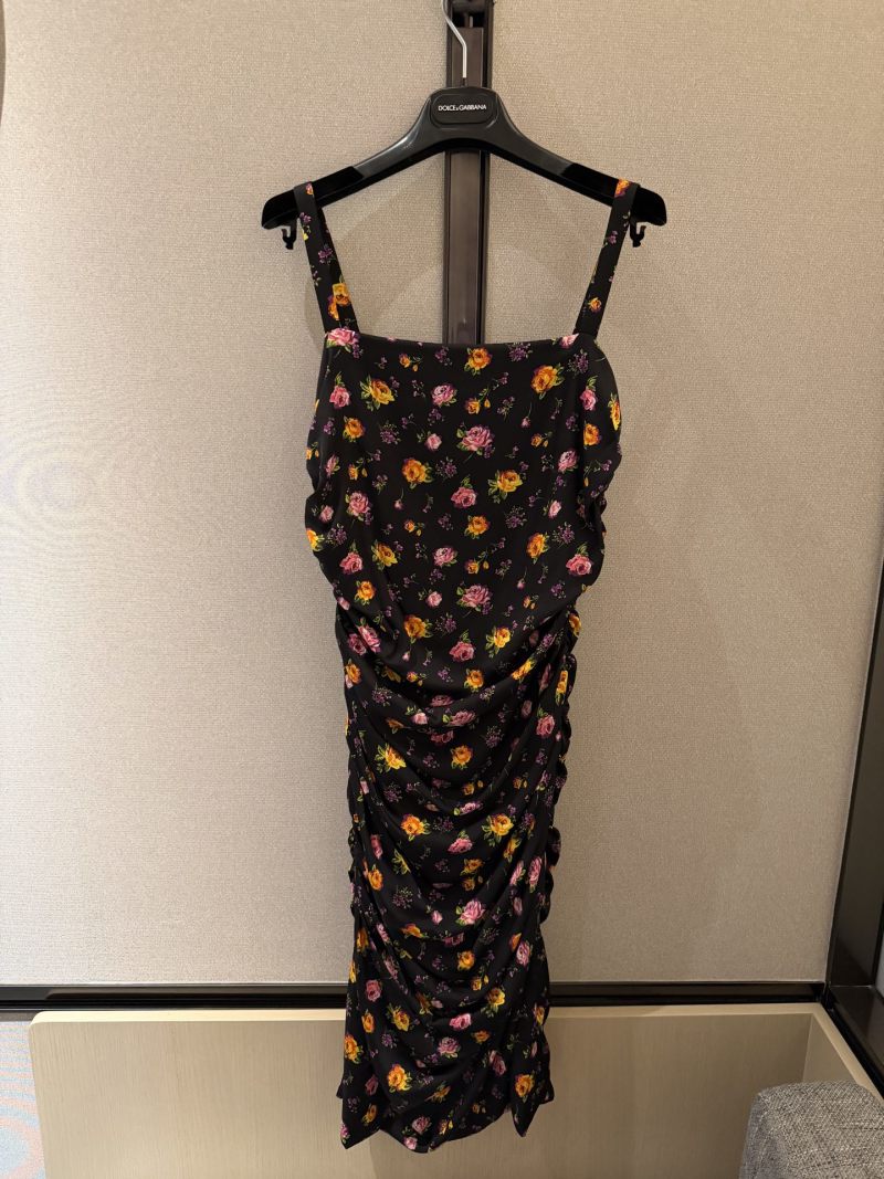 Повседневное платье с цветочным принтом Dolce & Gabbana