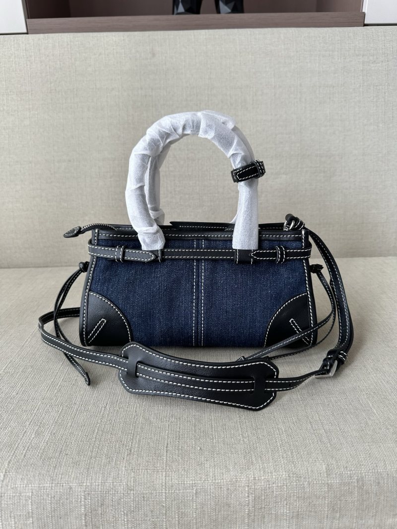 Сумка женская Prada Bonnie, деним и кожа
