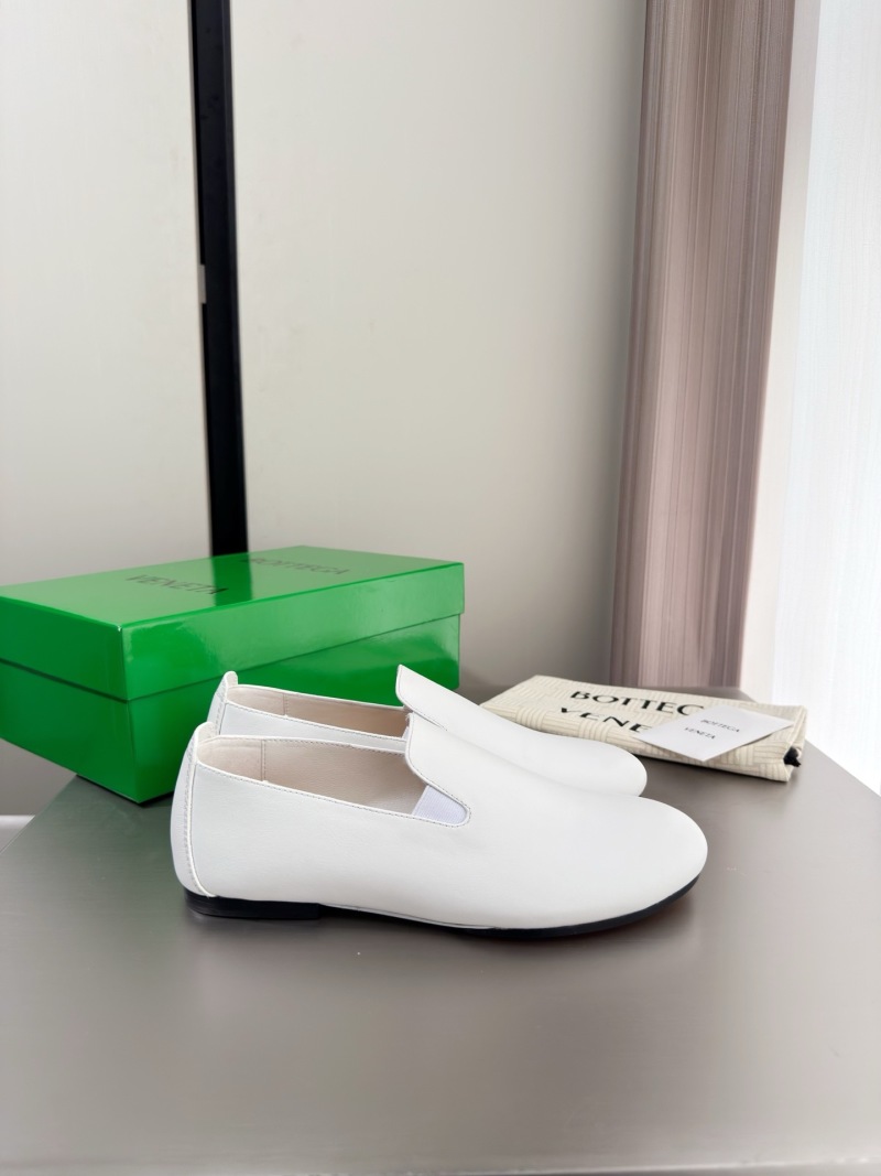 Женские мокасины Bottega Veneta Rocco белые
