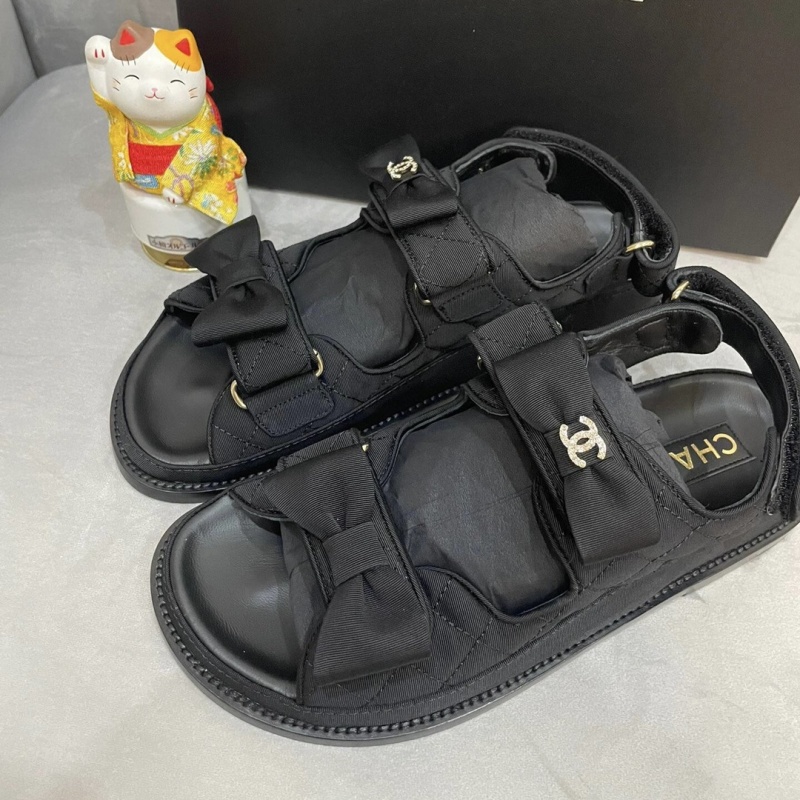 Босоножки Chanel с бантом