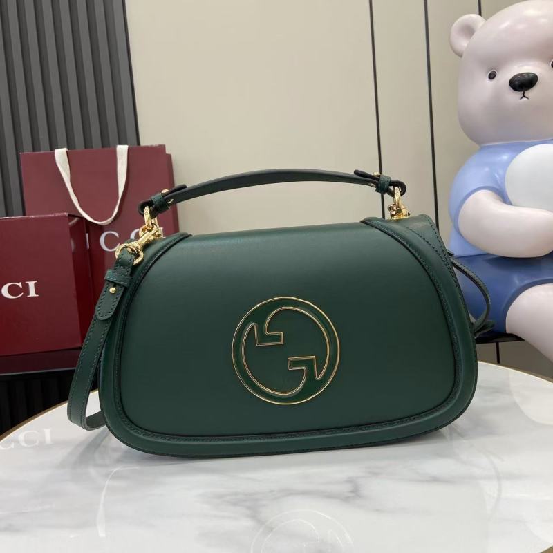 Сумка Gucci зеленая с логотипом