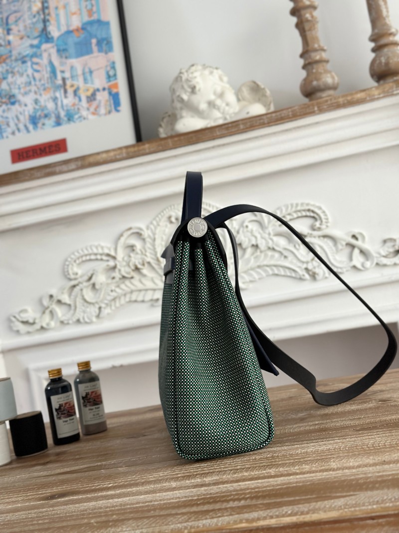 Сумка Herbag с кожаной окантовкой Hermès