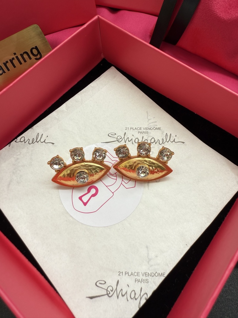 Серьги в форме глаза Schiaparelli