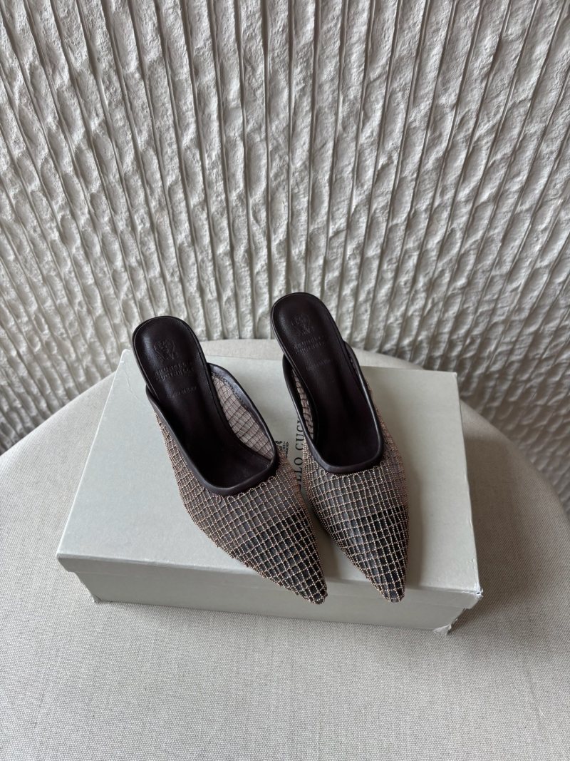 Мюли женские Brunello Cucinelli из сетки