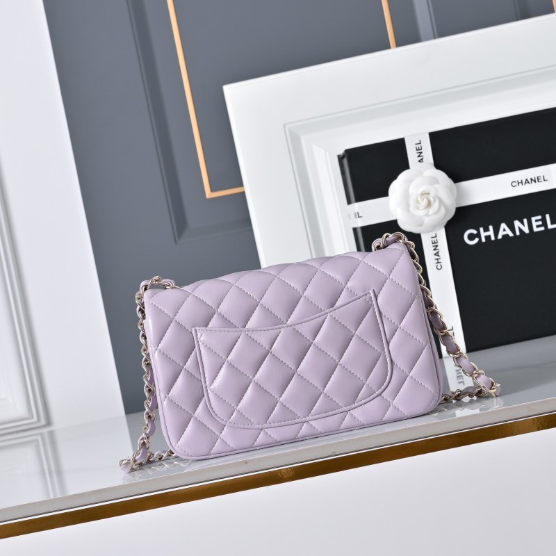 Стильная женская сумка через плечо, фиолетовый цвет Chanel