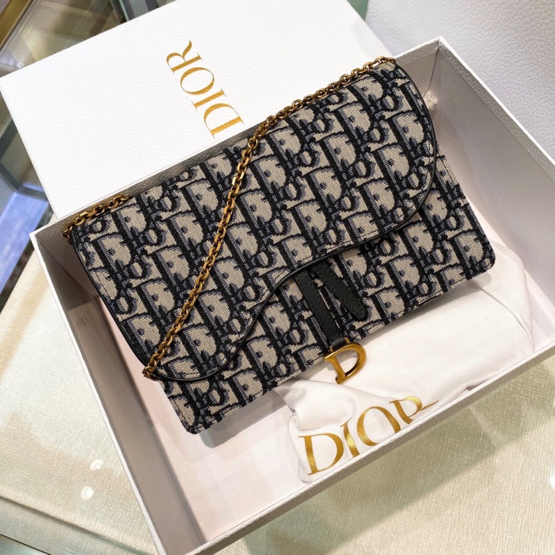 Dior Мини-сумка Oblique с цепочкой