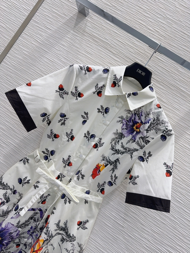 Платье женское с цветочным принтом Dior
