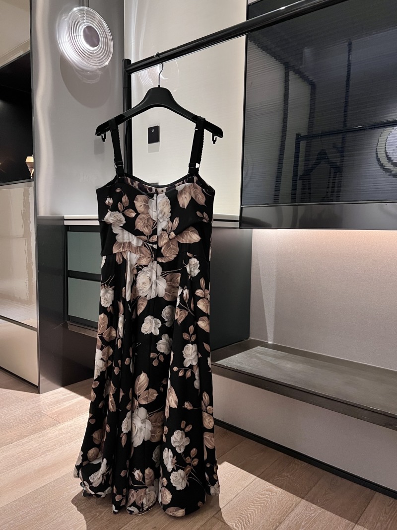 Повседневное платье с принтом Dolce & Gabbana