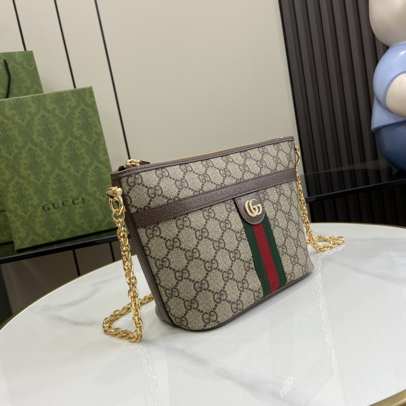 Сумка Gucci с цепочкой и принтом GG