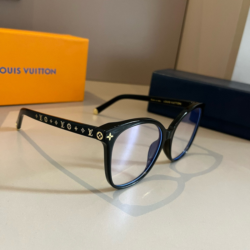 Очки Louis Vuitton черные с монограммой