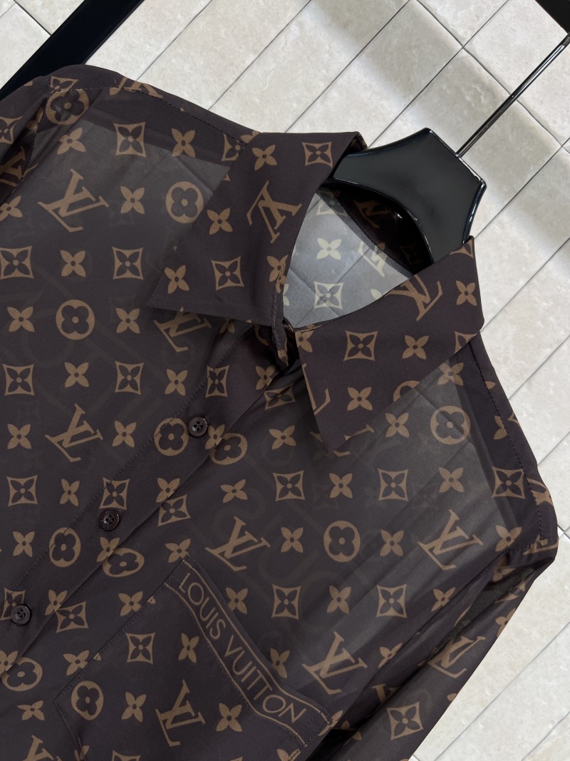 Женская рубашка с принтом Louis Vuitton