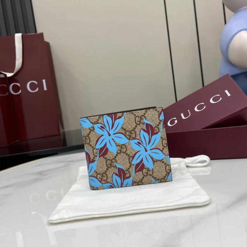 Портмоне Gucci с цветочным принтом