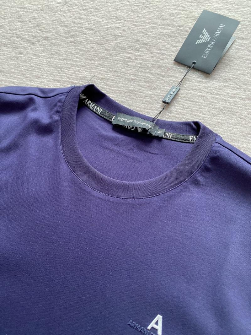 Мужская футболка Armani круглый вырез Без бренда