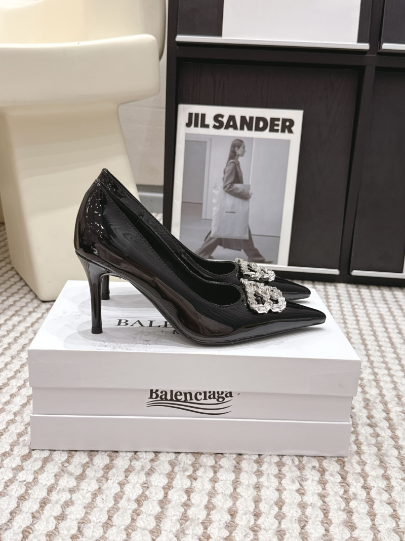Баленсия балетки на каблуке Balenciaga