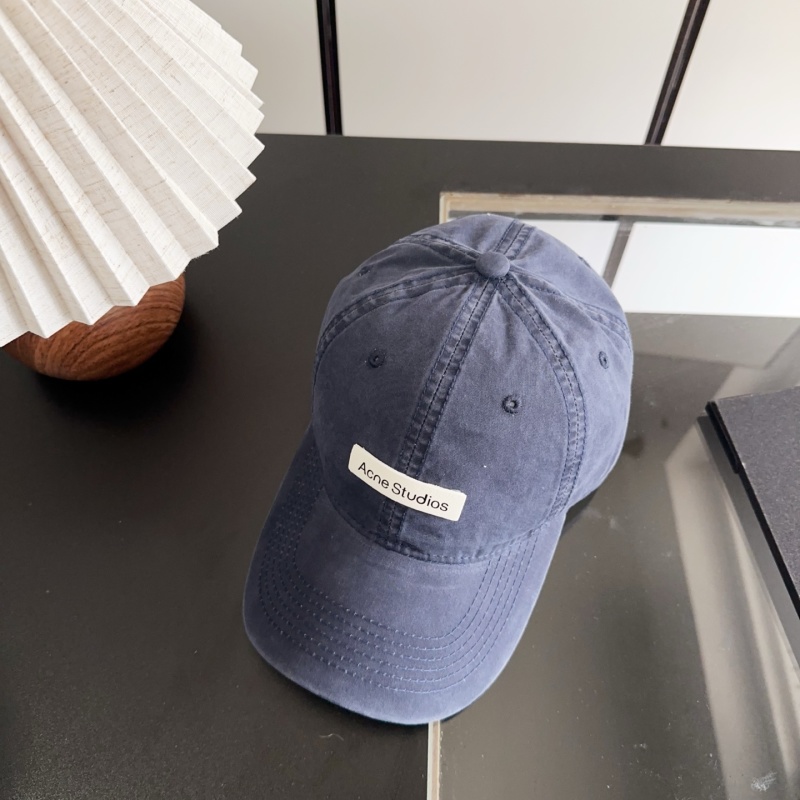 Бейсболка синяя с логотипом Acne Studios