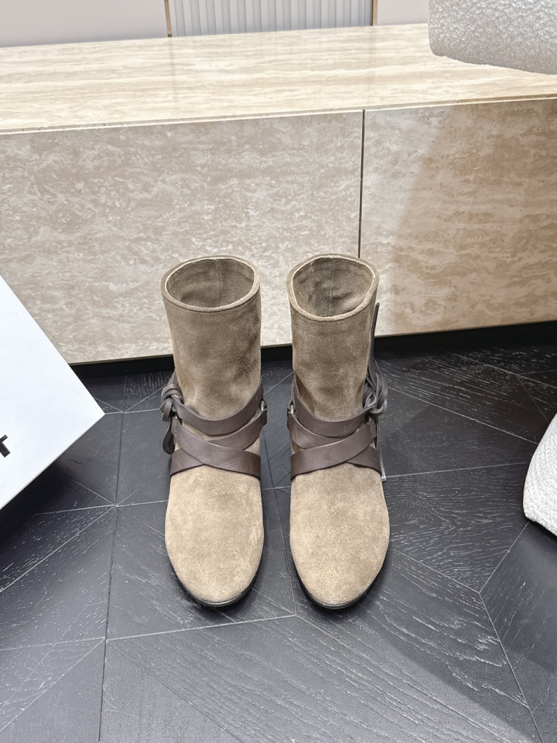 Женские ботильоны Isabel Marant бежевого цвета