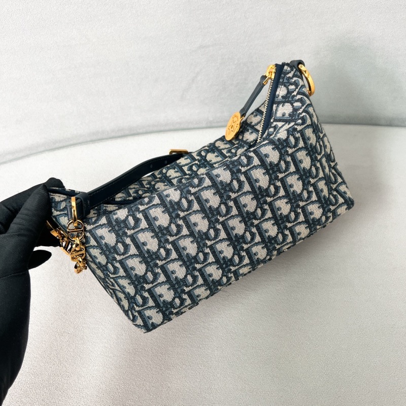Сумка Christian Dior Hobo с принтом и цепью