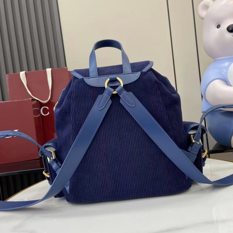 Рюкзак Miu Miu из синего кордура