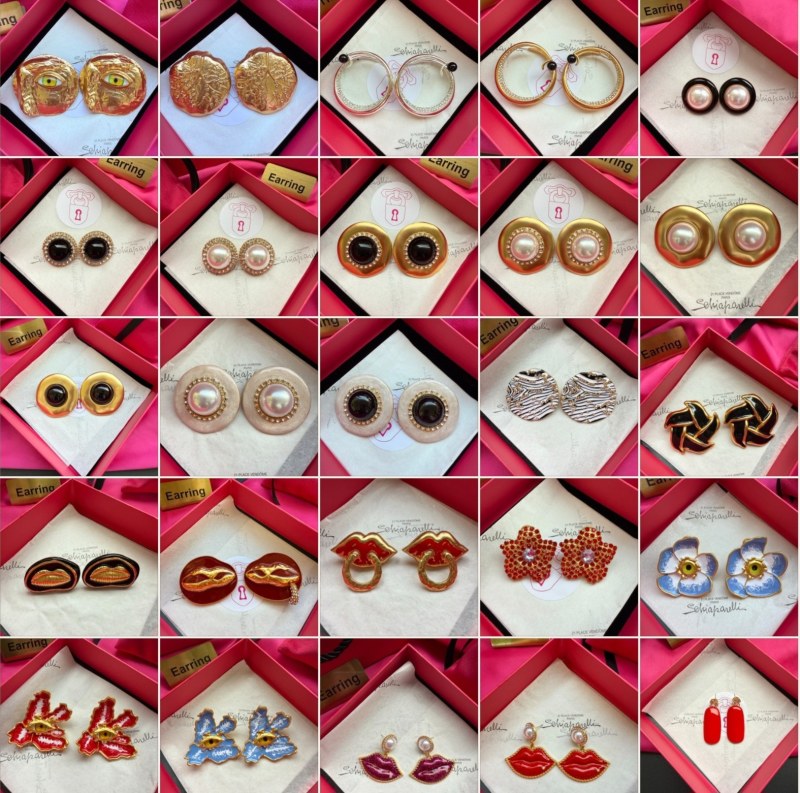 Серьги Schiaparelli