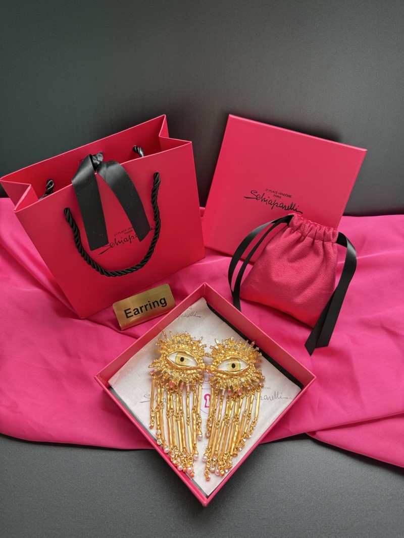 Серьги с глазом Schiaparelli