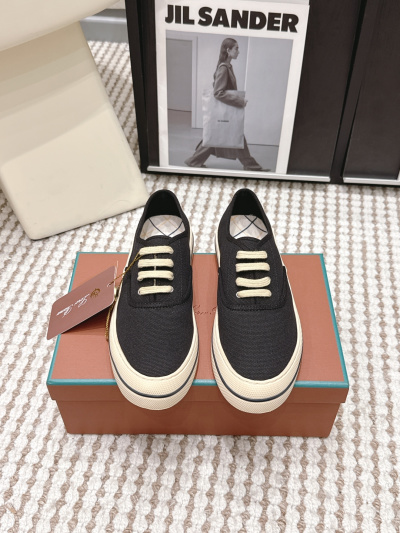 Легкие кеды LoroPiana, черные