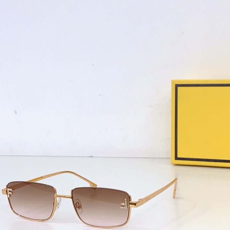 Очки солнцезащитные Fendi FE 4105 золотые