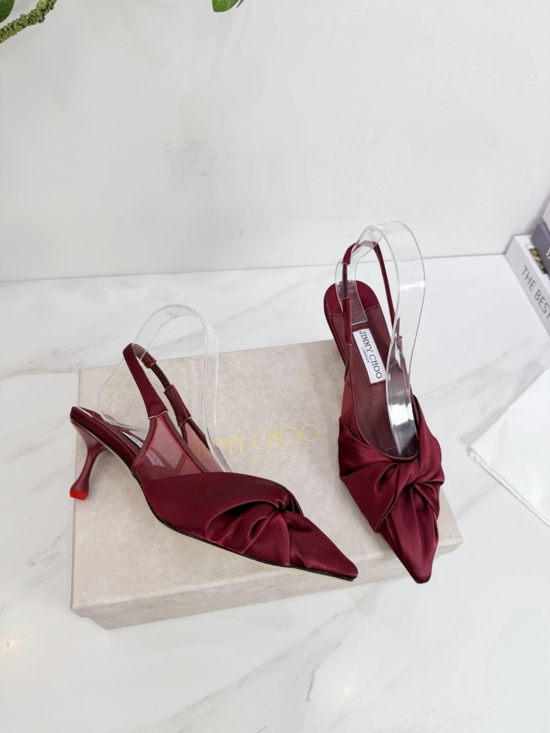 Женские туфли с прозрачным ремешком Jimmy Choo