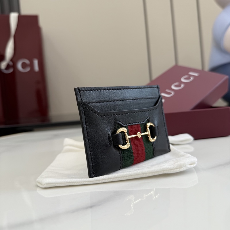 Картхолдер Gucci с металлической фурнитурой