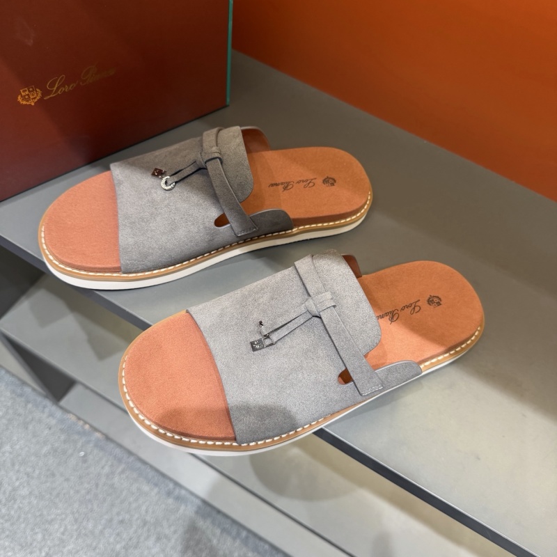 Мужские мокасины Loro Piana Summer Walk с перекрещивающимися ремешками