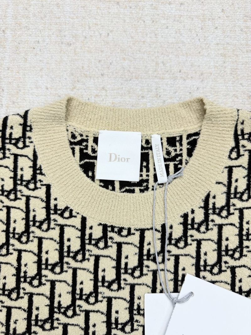 Трикотажный топ Dior с монограммой Oblique