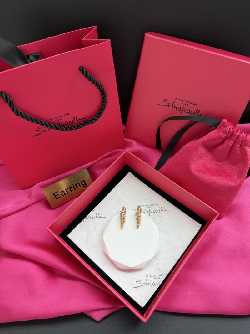 Серьги с кристаллами Schiaparelli