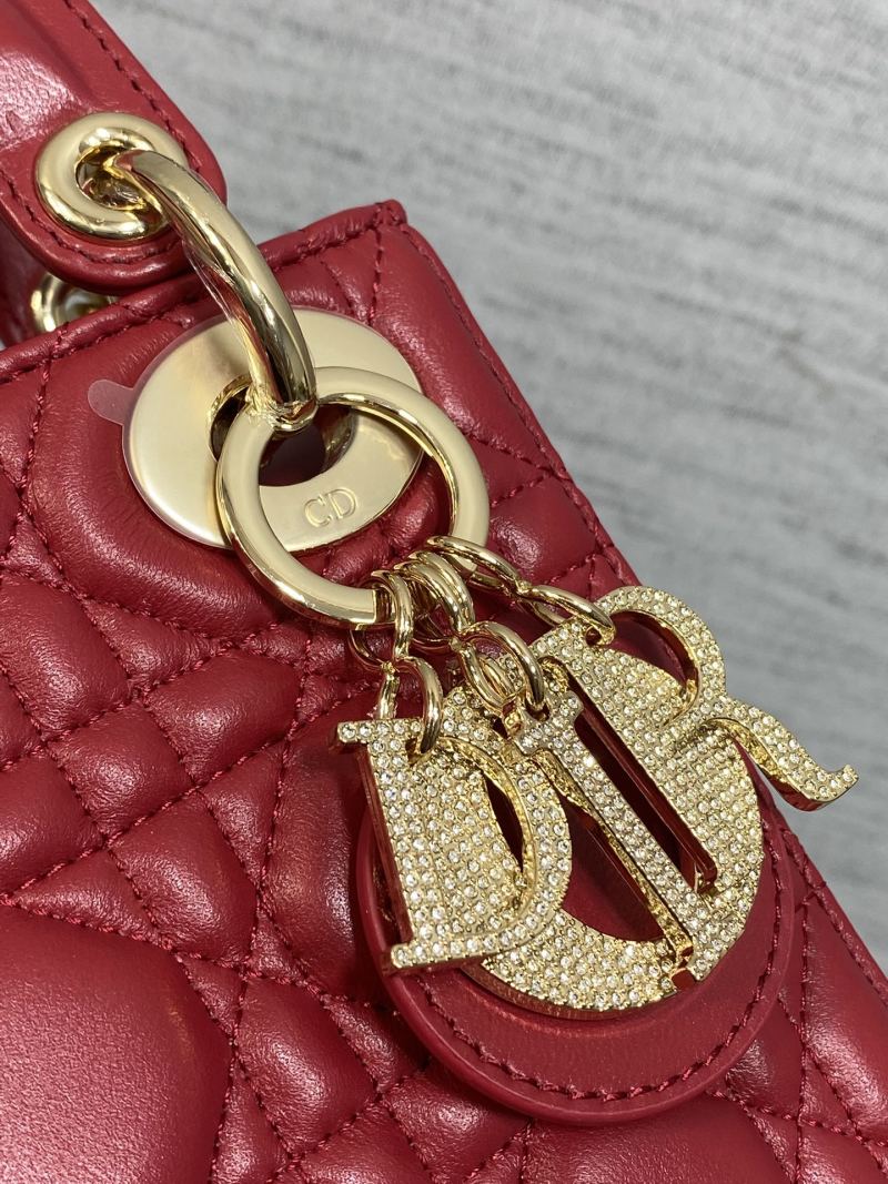 Сумка Dior Lady Dior красная