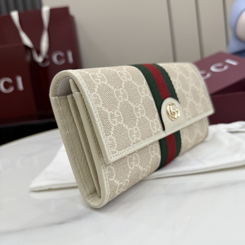 Портмоне Gucci с монограммой и кантом