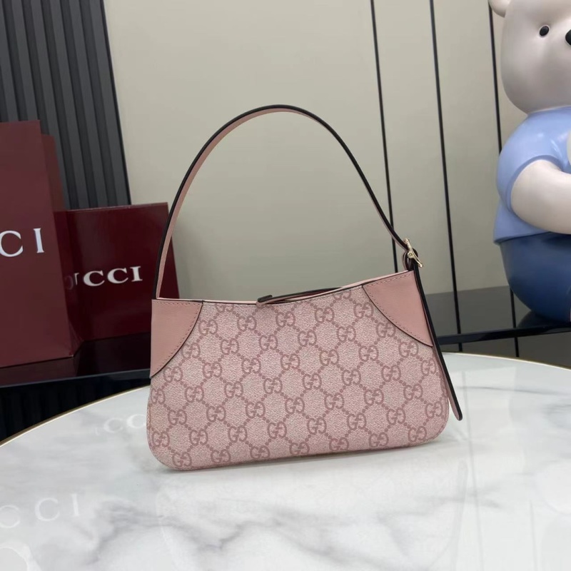 Сумка Gucci с монограммой розовая