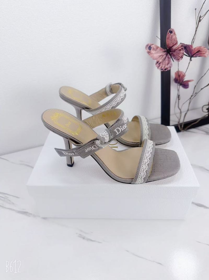 Женские сабо Dior серые