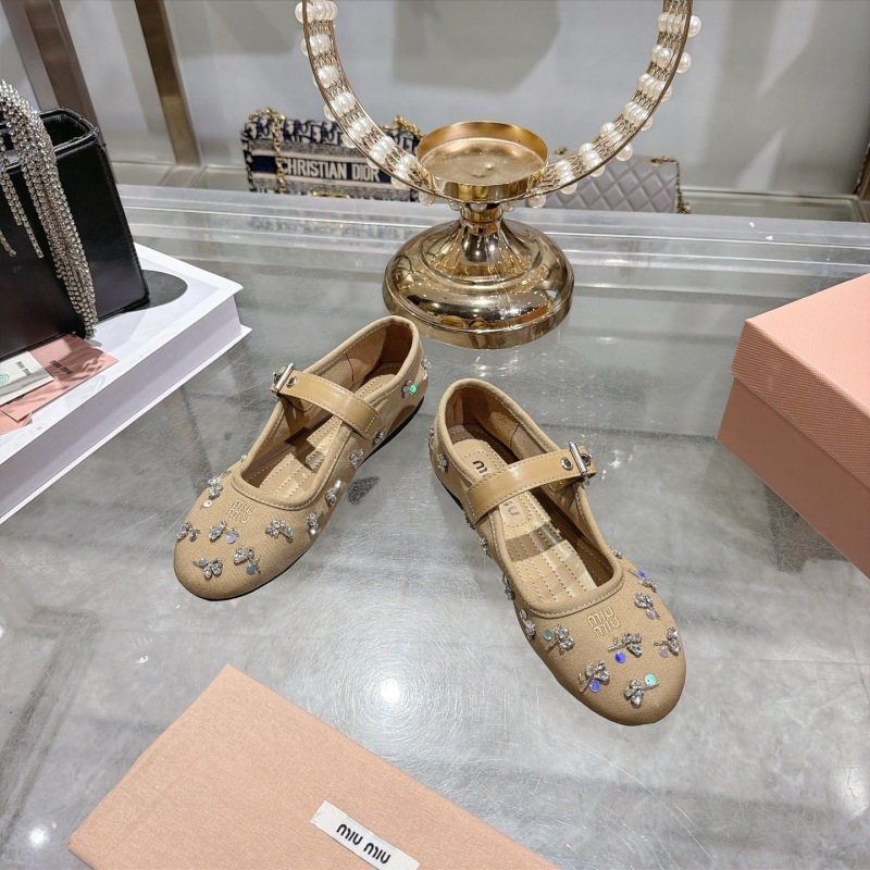 Женские босоножки с цветочным декором Miu Miu