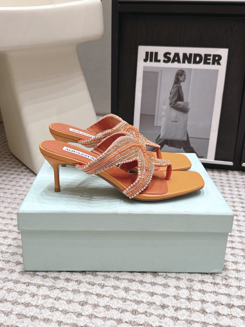 Женские сандалии AQUAZZURA с декоративной звездой