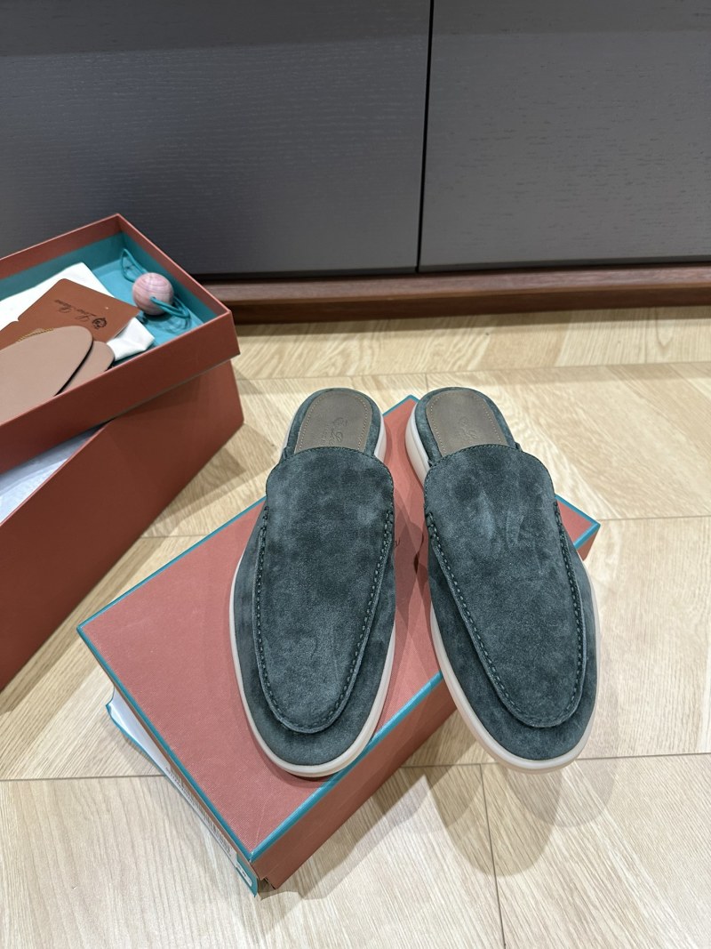 Мокасины мужские замшевые Loro Piana