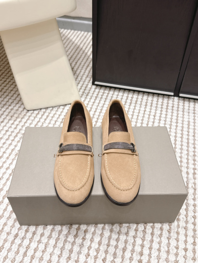 Женские мокасины Brunello Cucinelli из замши