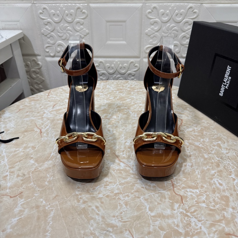 Женские босоножки Saint Laurent на платформе
