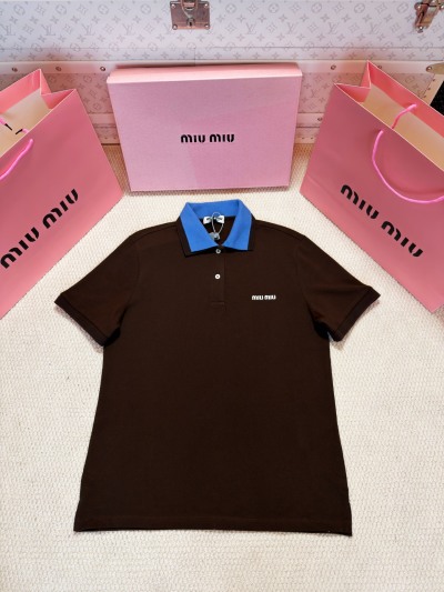 Рубашка поло Miu Miu