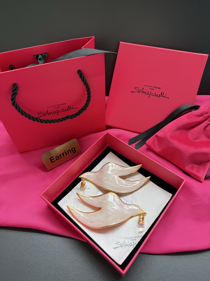 Серьги в виде птиц Schiaparelli