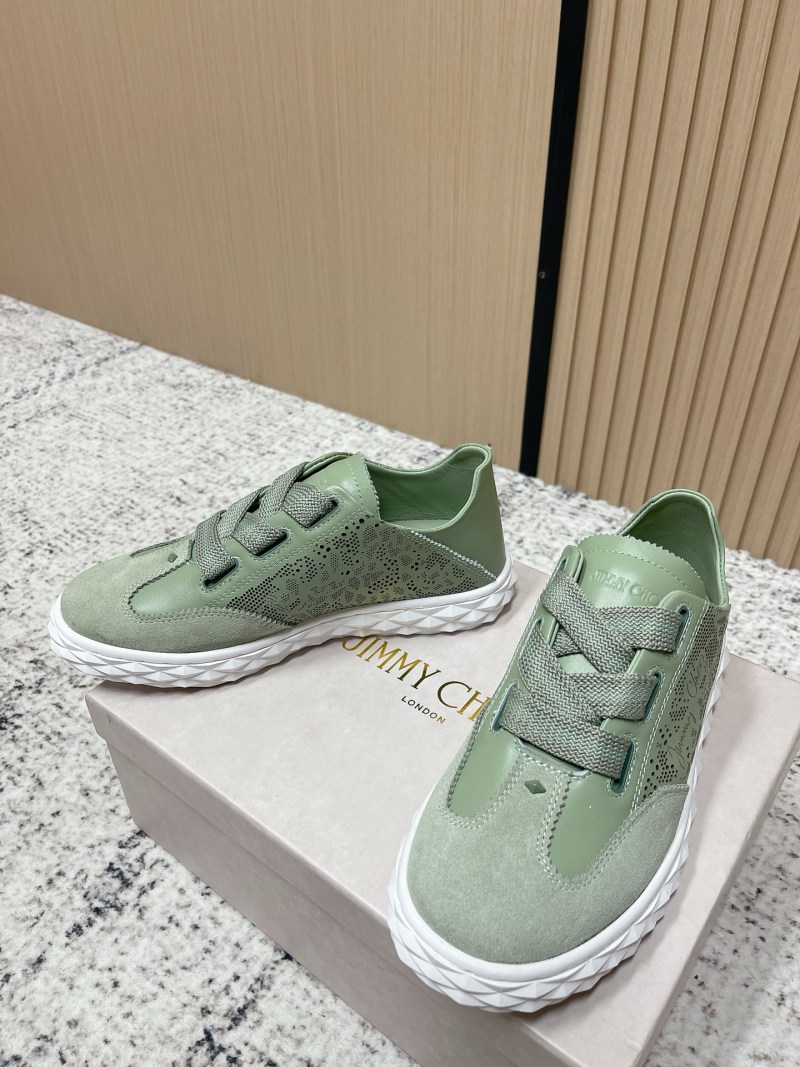 Кроссовки Jimmy Choo зеленые