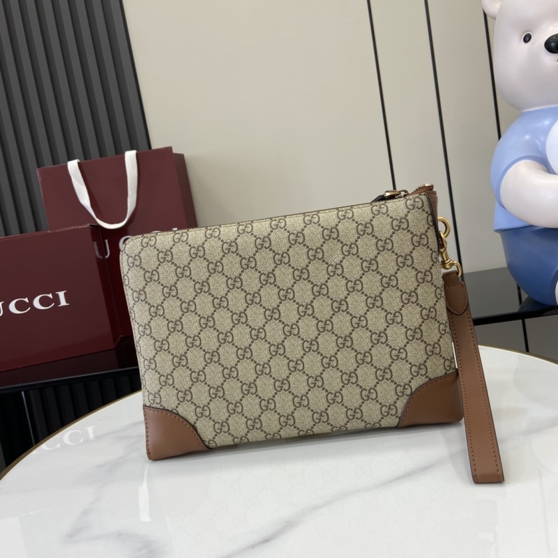 Портмоне Gucci с монограммой и ремешком