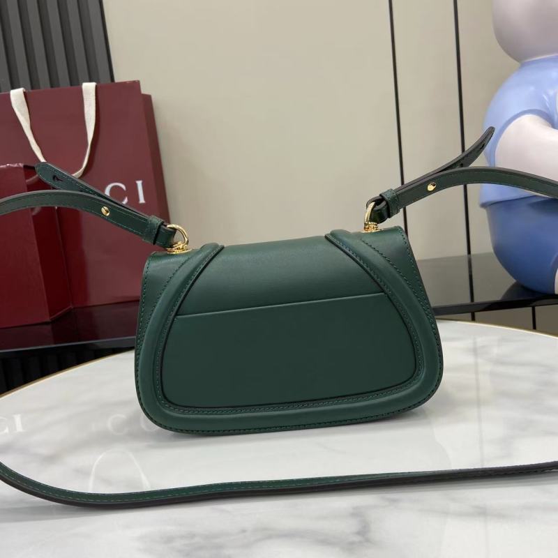 Сумка Gucci зеленая с логотипом