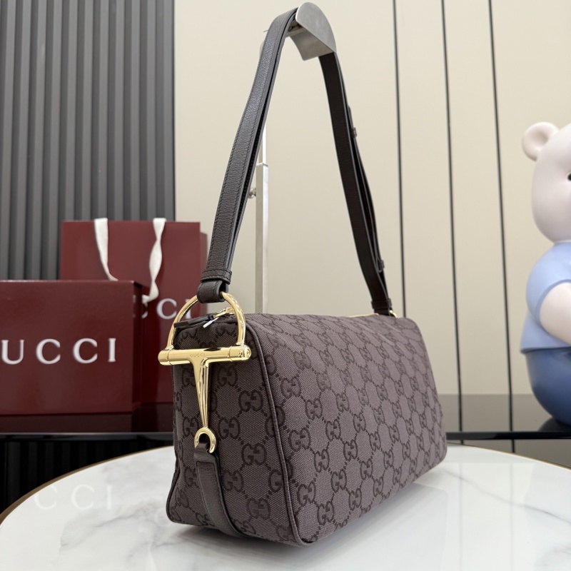 Сумка Gucci с монограммой и ремешком