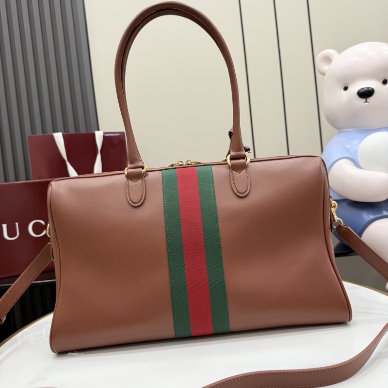 Сумка Gucci коричневая с полосой