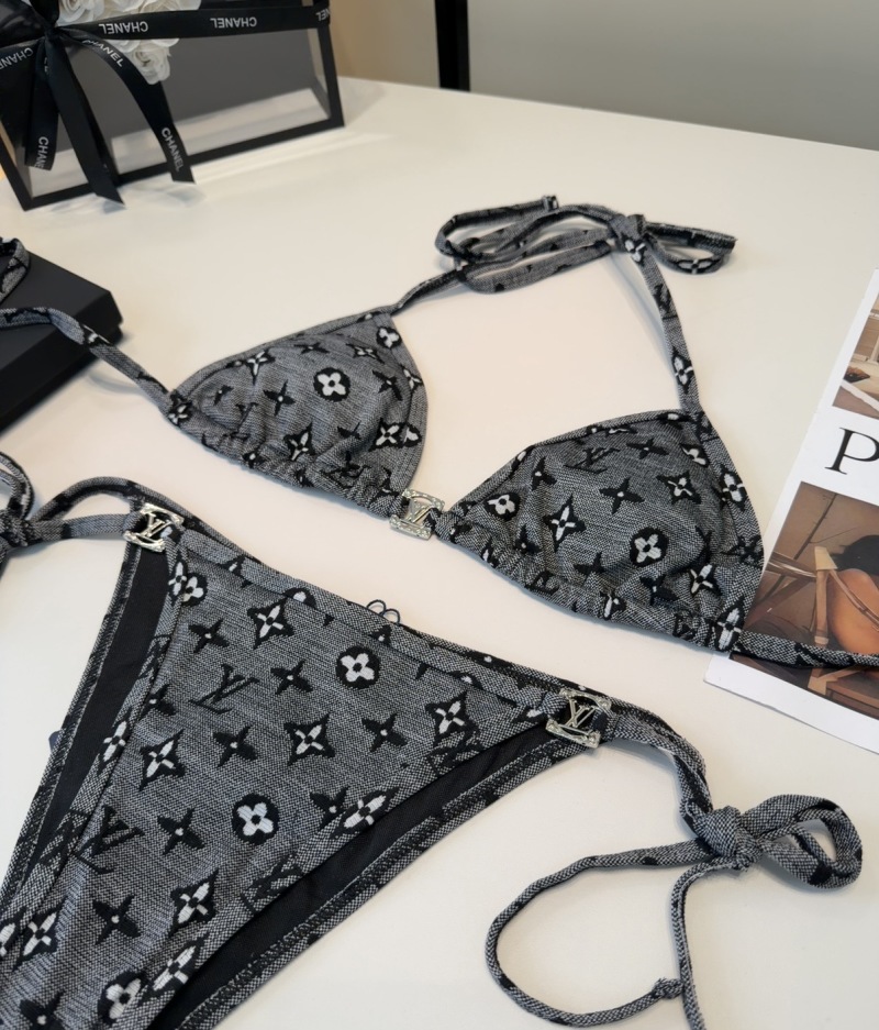 Купальник двубортный с принтом, размер S/M/L Louis Vuitton